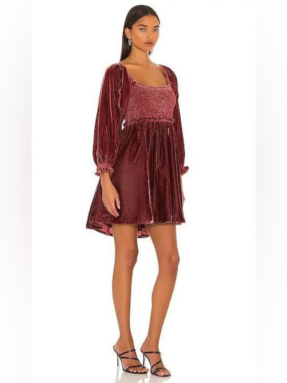 Free People Daphne velvet dress